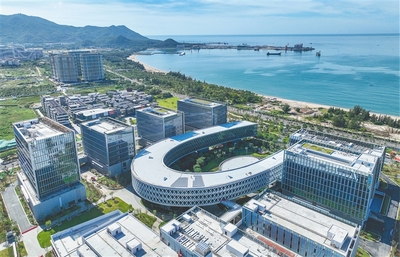 崖州灣科技城深?？苿?chuàng)公共平臺建設(shè)加快收尾